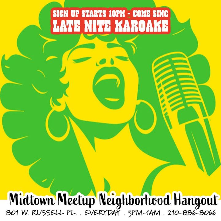 Help us close out the bar this Friday with Late Nite Karaoke! Sing up or just enjoy the show , stay after The Lavens who take the stage at 8pm!