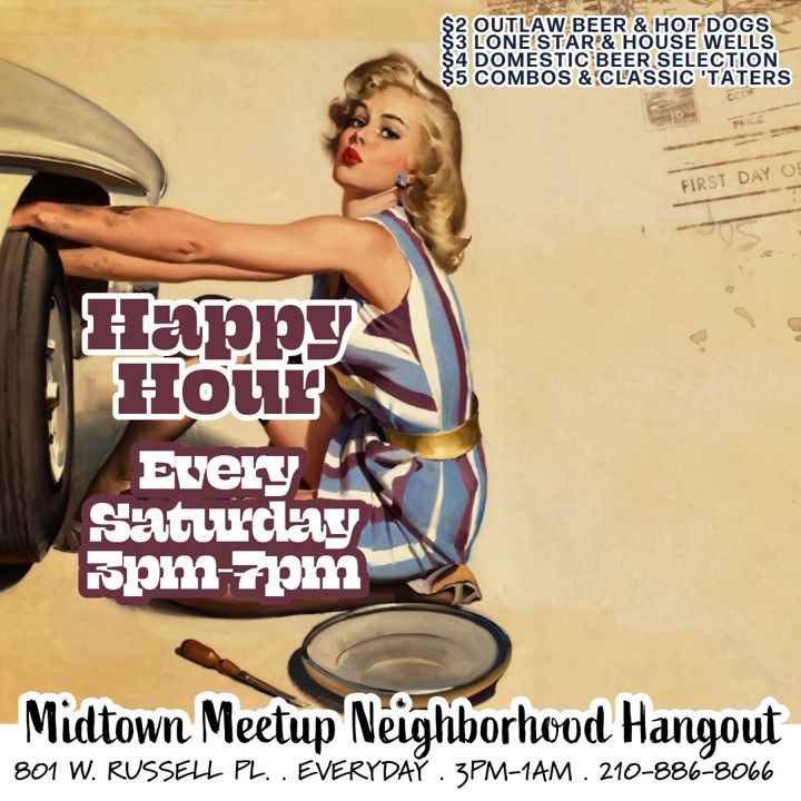 Saturday Happy Hour