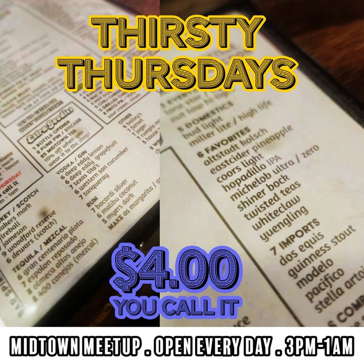 FOUR. DOLLAR. YOU. CALL . IT 7PM 1AM