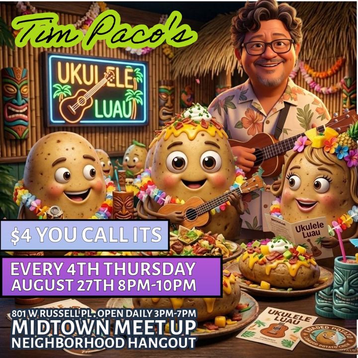 Looking for some cool live and local music this week!? Check out some of our great talent and events. Thursday : Tim Paco's Ukulele Luau 8pm Friday : @fridaynig