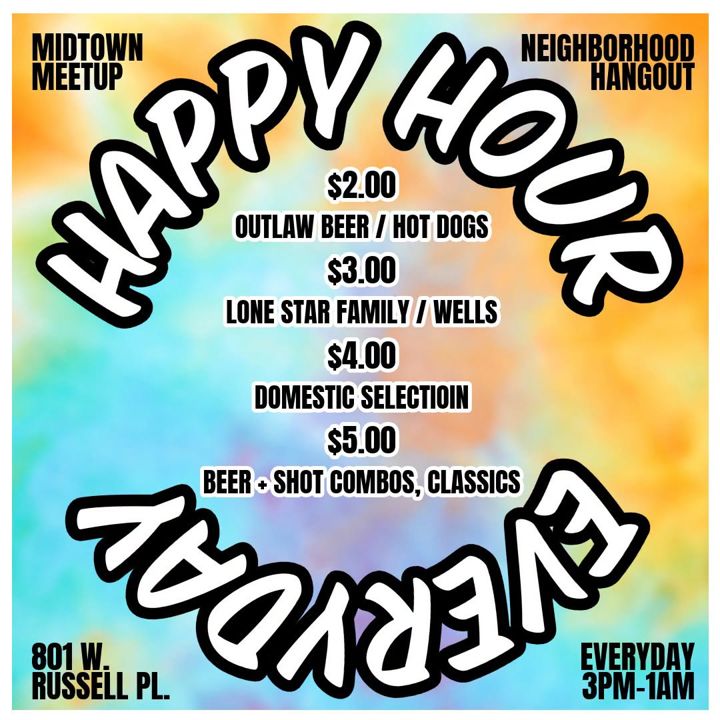 We are excited for Friday happy hour, rap battle who will take the crown!?, and although we will be supporting san anto sound the @rangers and the Dallas St